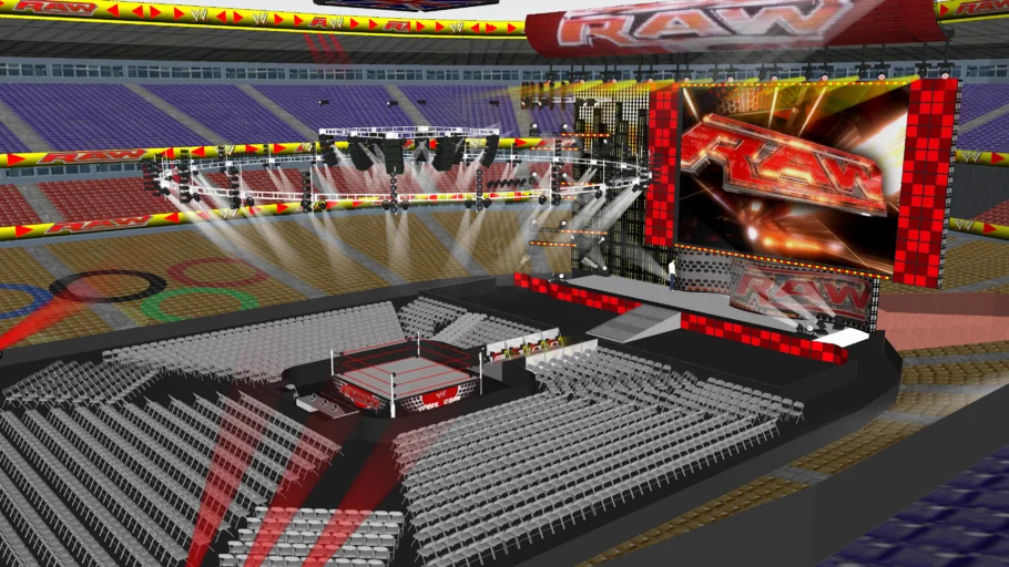 WWE RAW HD Full Arena