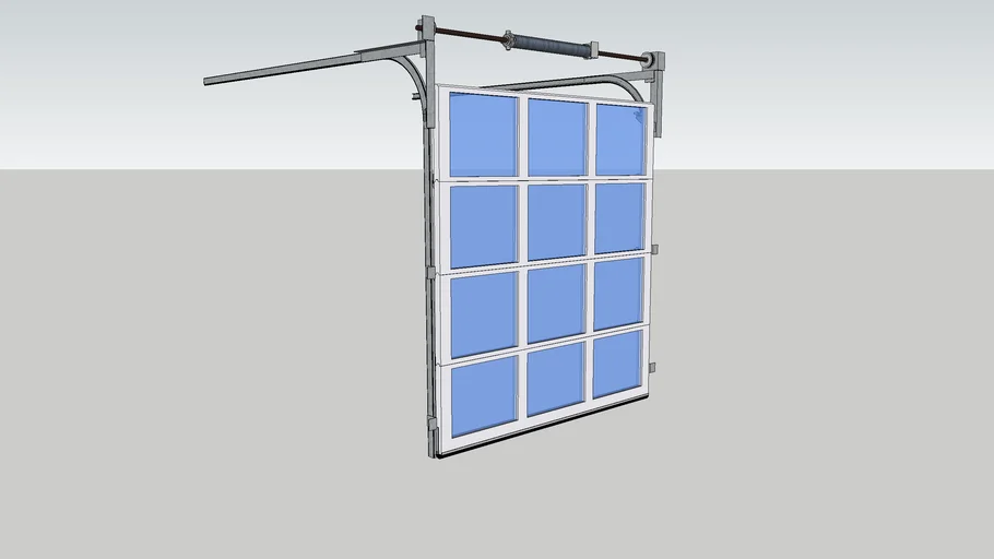 6' X 6'6" Glass Garage Door