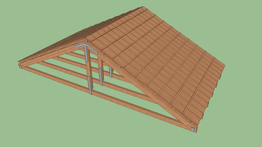 Tetto (capriate in legno)