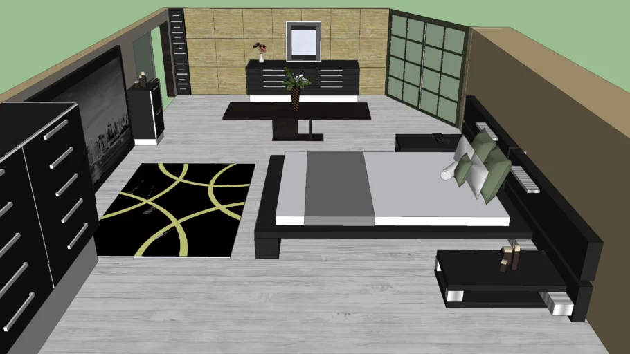Modern bedroom