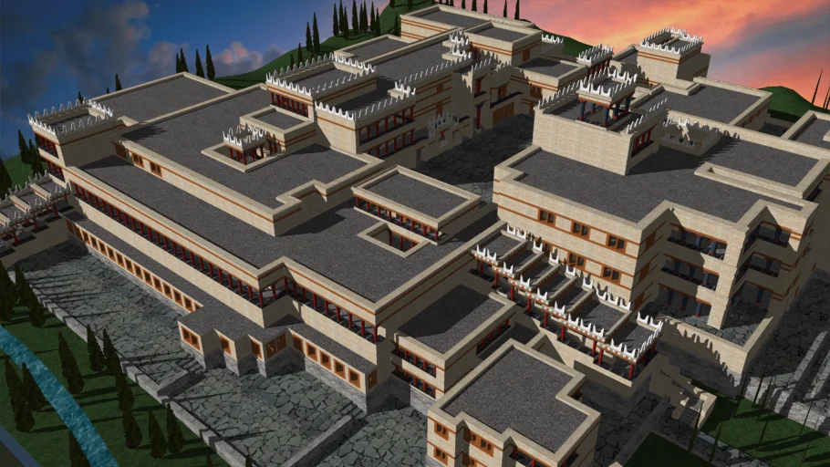 The palace of Knossos/Το ανάκτορο της Κνωσού