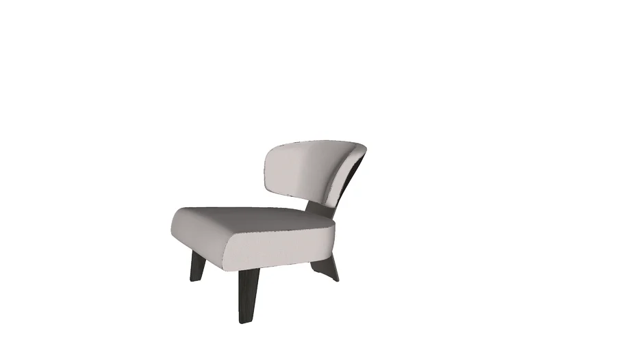 minotti REEVES WOOD armchair