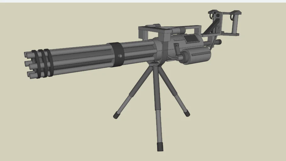 Minigun with Tripod