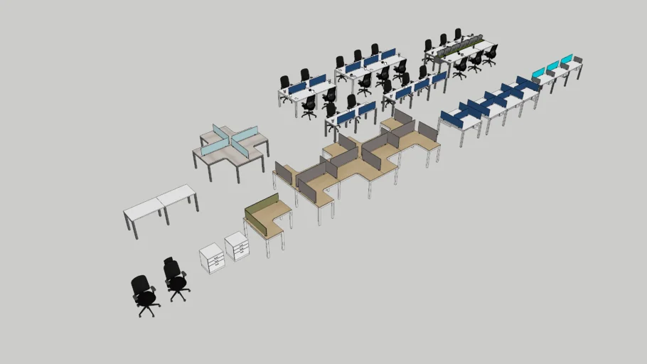 OFFICE WORKSTATIONS OPTIONS