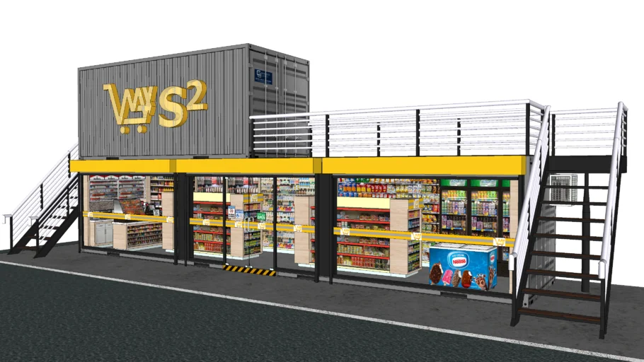 Container van mini mart