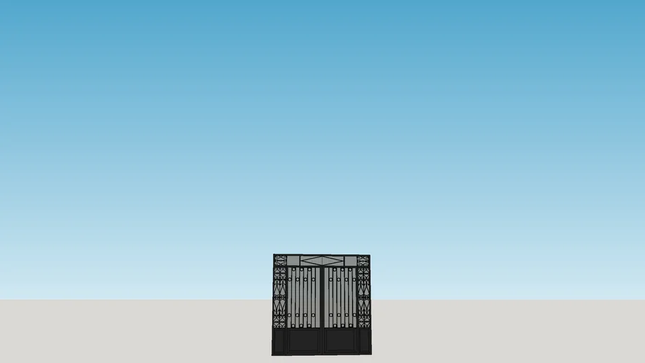 Steel gate