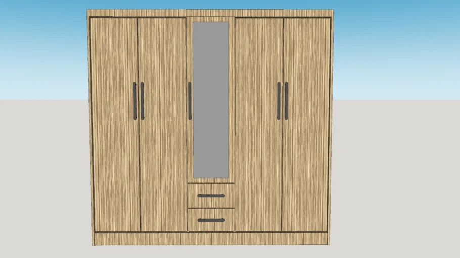  5 Cover 2 Drawer Wardrobe