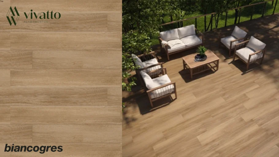 Carvalho Natural 20x120cm - Biancogres Porcelanato