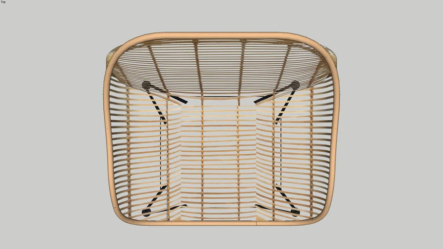 Fauteuil rotin naturel de bloomingville