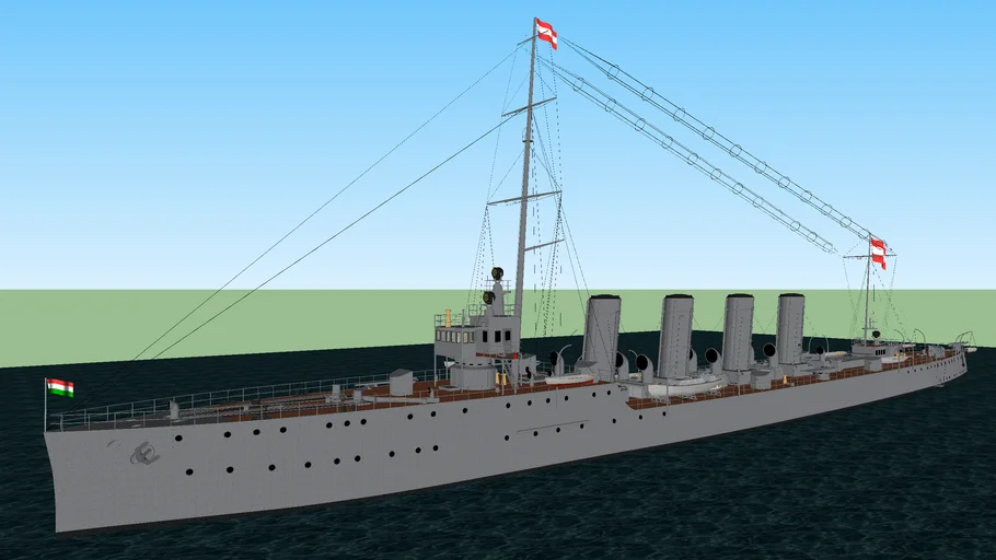 SMS NOVARA - AUSTRO-HUNGARIAN LIGHT CRUISER