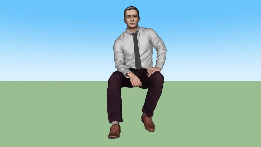 Sitting Man