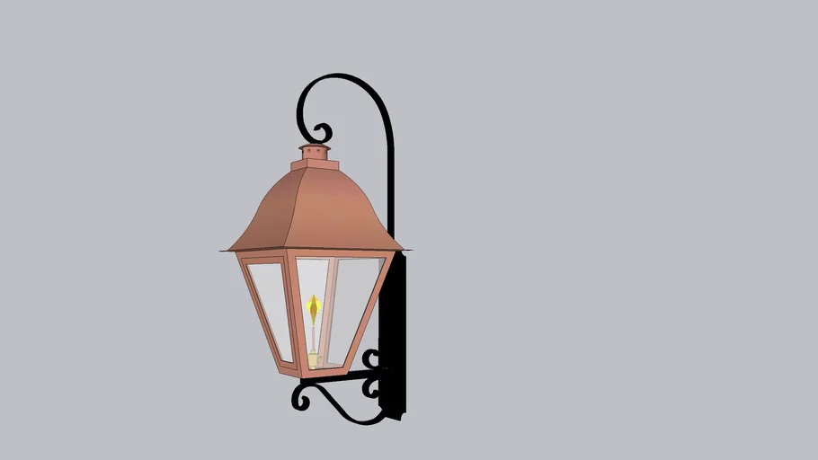 French Provence Gas Lantern