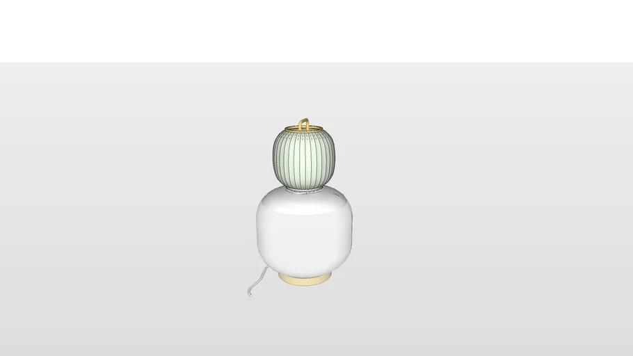 IKEA PILBLIXT table lamp light green