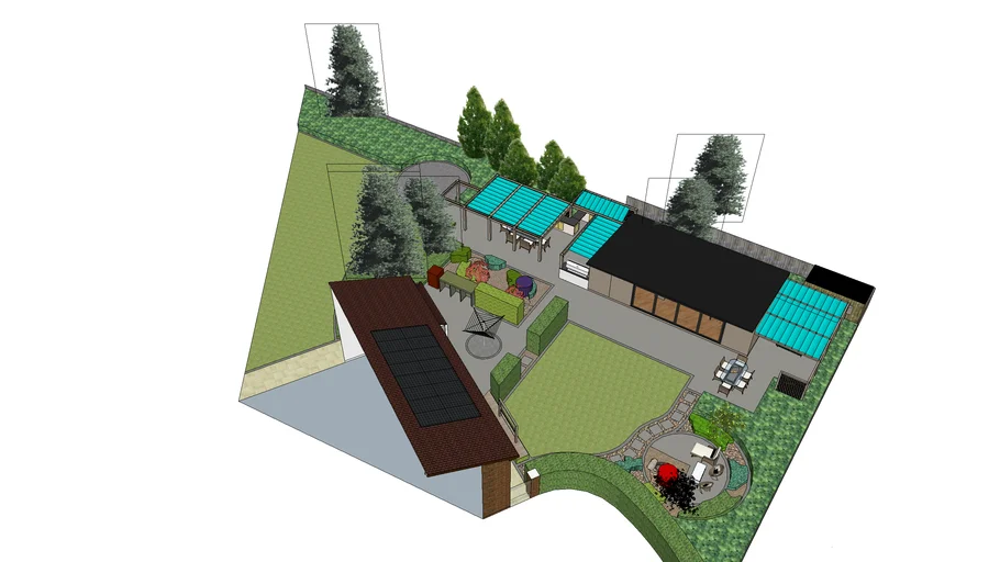 Large summerhouse garden version 2
