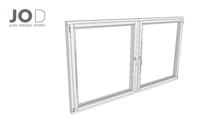 VENTANA PVC BLANCO