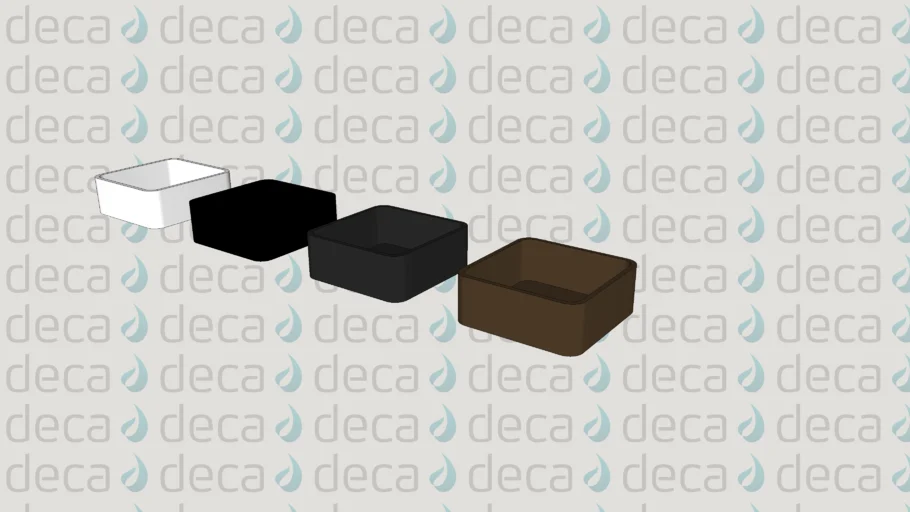 Deca Cuba de Apoio Quadrada - Código L.260