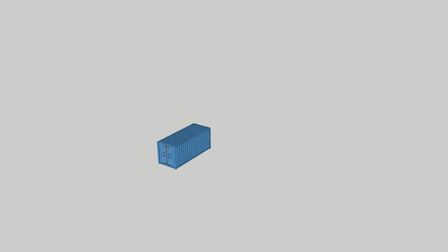 Bouw doorloop container 20ft