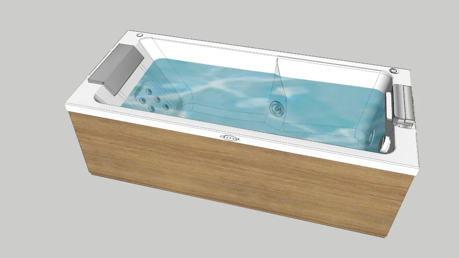 Baignoire Balnéo Sharp 170x75