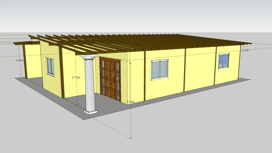 CASA CON TUBO ESTRUCTURAL