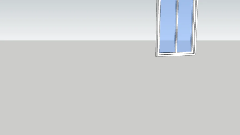 UPVC window - white - 140 x 200 cm