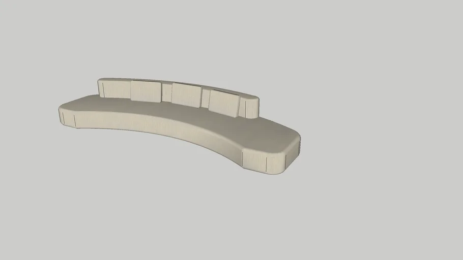 curved sofa