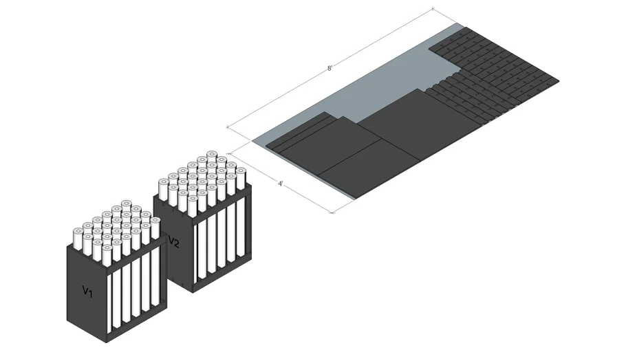 DIY Rolled Plan/Blueprint Storage Rack