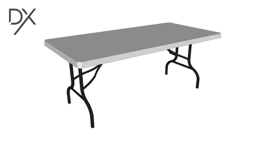 Table pliante banquet 6' L x 30" l x 30" H - Plastique