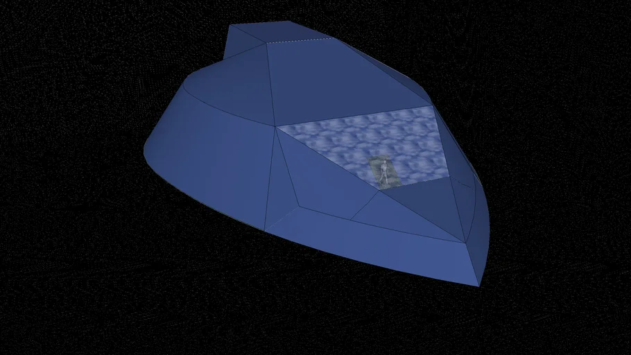 A large spaceship