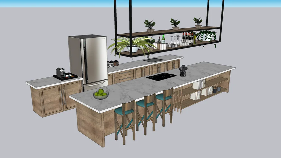 COCINA TURQUESA - KITCHEN