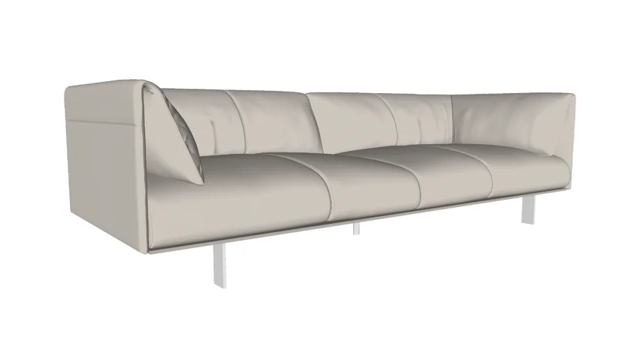 Essex Sofa in Opala Leather by Modloft