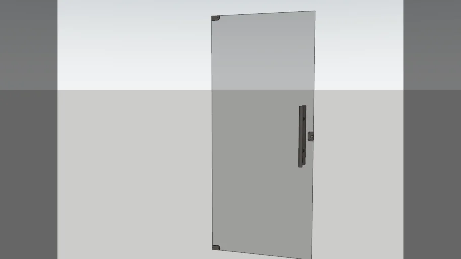 Glass door