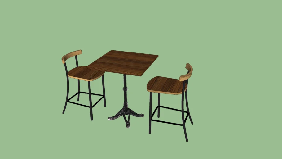 Mesa silla cafeteria