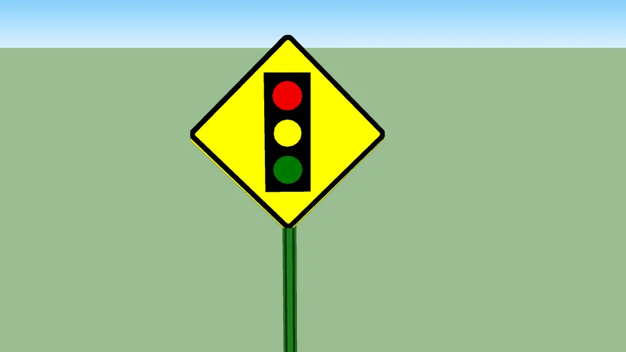 Signal Ahead Road Sign