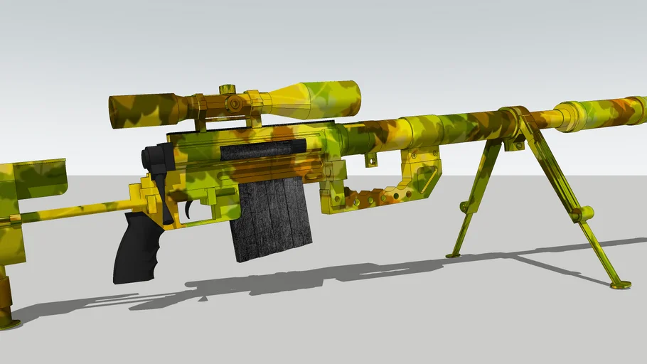 Intervention Sniper Rifle | 3D Warehouse