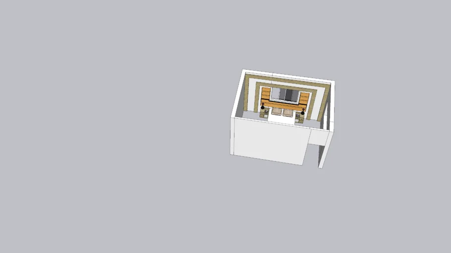 Bed+ Bed Back design | 3D Warehouse