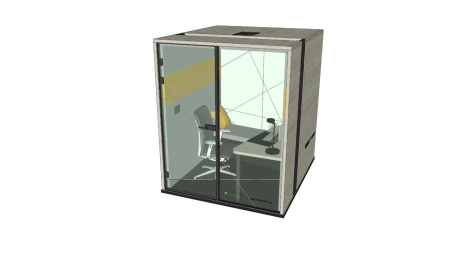 4KONCEPT - WOOD I single - acoustic pod, focus room