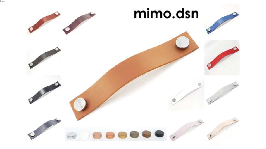 Puxador Full - Couro Legítimo - Mimo.dsn