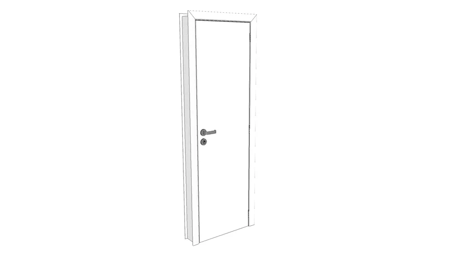 Porta Branca 62cm