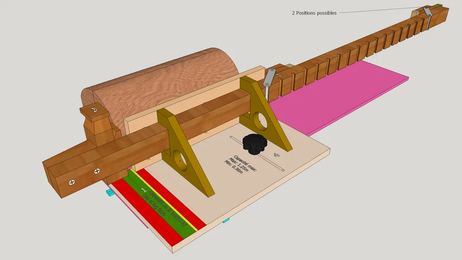 Table croisée pour scie à ruban (KITY 613) - Sliding table for Bandsaw