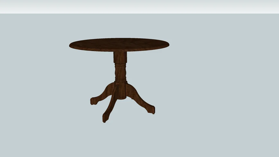 Table mono-pied