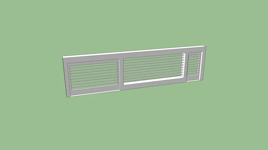 Reja tubular horizontal