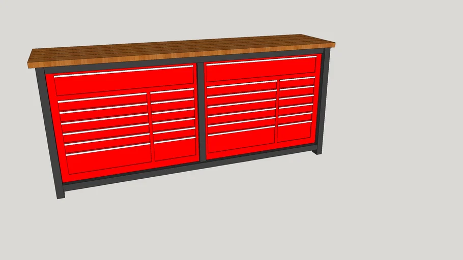 Garage workshop tool box
