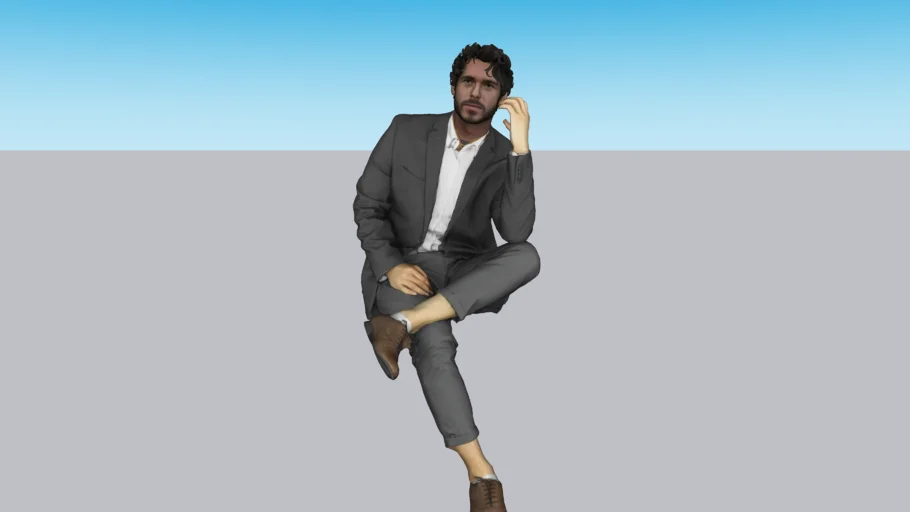 Sitting Businessman 2