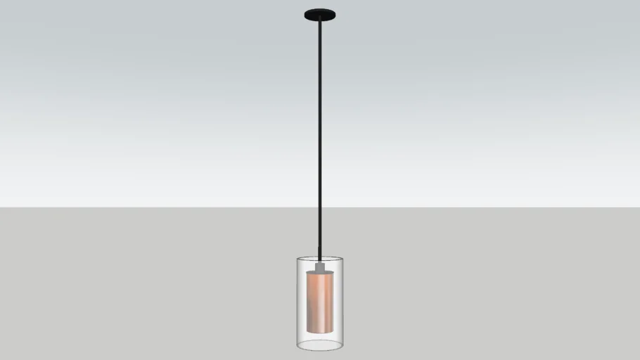 Photon Rust Incandescent Pendant