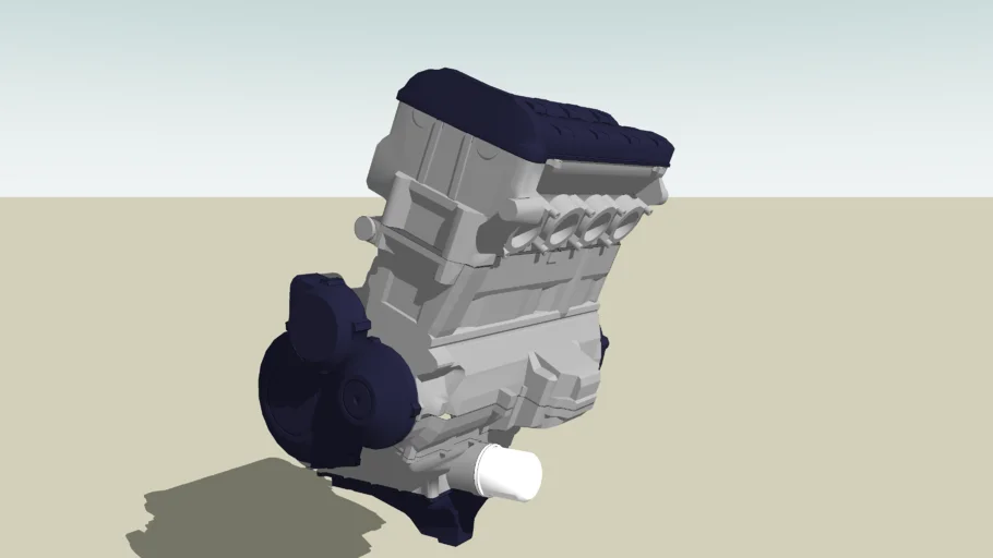 Suzuki GSXR 1000 Engine 2003 | 3D Warehouse