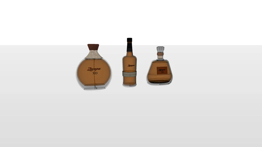 Simple Liquor Bottles