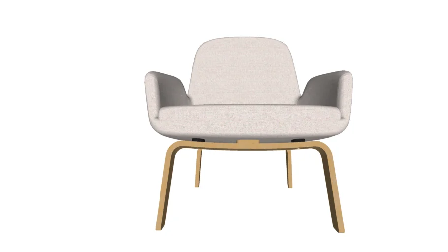 Era Lounge Chair Wood Low