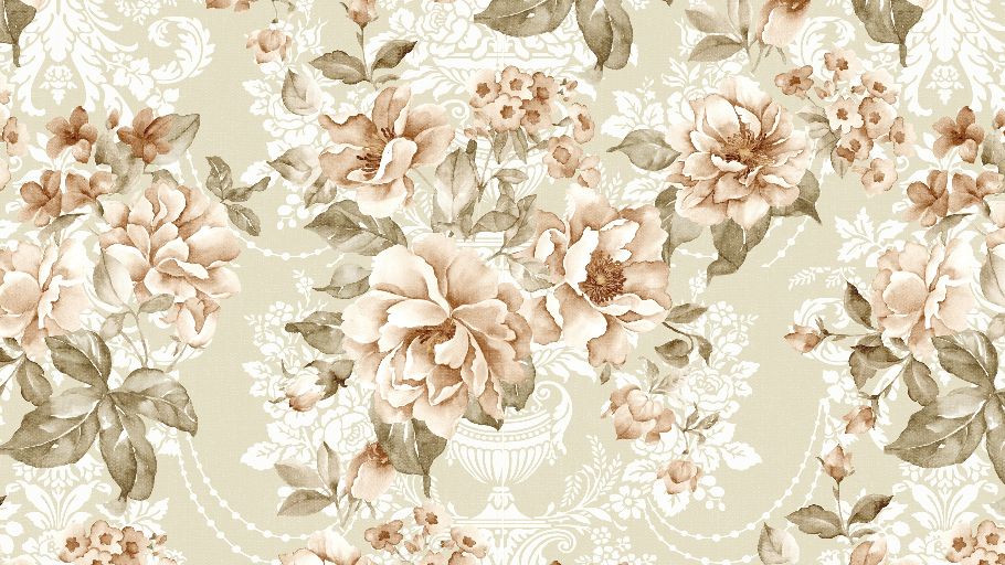 Papel de Parede Floral Vintage | Ref FL229 | STICKDECOR