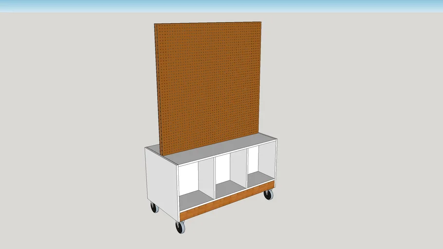 Maker Space Movable Storage Wall