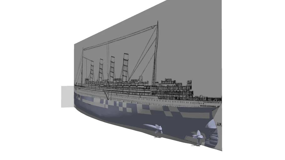 RMS Lusitania underconstruction Part 1 of 3 (UPDATED 6) 